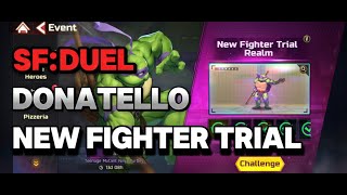 donatello (tmnt) new fighter trial realm time limited experience sf: duel collab ninja turtle