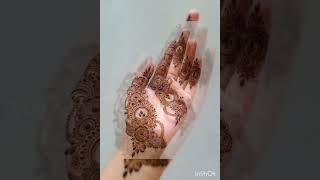 Bhari hui mehandi ke design | stylist girl #mehndi #fullhandmehndi