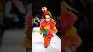 The Epitome of Baby Style on the Runway #kidsfashion #runwayshow #aiart #youtubeshorts #베이비패션쇼