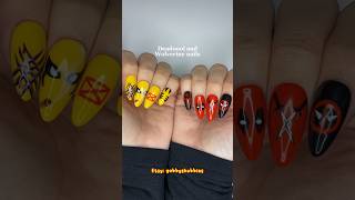 Deadpool and Wolverine nails #deadpool