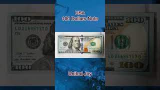 USA 100 Dollars Note | United States of America Currency || United Joy