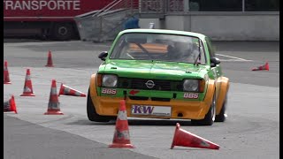 Autoslalom Werl /Sassmanshausen 2021//Opel KadettC//VW Golf GTI