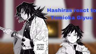 Hashiras react to Giyuu // Manga Spoilers // GiyuShino //READ DESC! // Smol Yeager