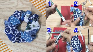 4 Brilliant Sewing Tricks to Make Sewing Easier / Easiest Way to Make a SCRUNCHIE. Easy Scrunchies.