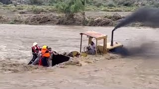 عايض بن دغش الأكلبي يروي لقناة الاخبارية الموقف البطولي الذي انقذ فيه 4 اشخاص علقوا في سيول بيشه