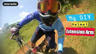 KSG Gentong, My DIY Extension Arm Mount | Helm Selfie Sepeda MTB