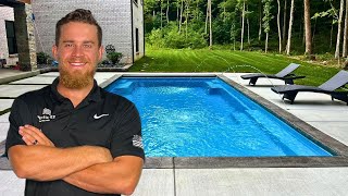 Fiberglass Pool Installation | Complete Project [Start To Finish] Raw