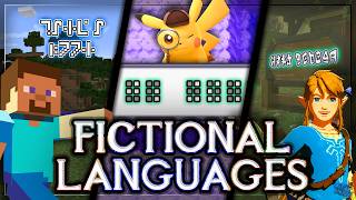 Fictional Languages in Videogames EXPLAINED || Pokémon, Minecraft, Zelda, ICO, Fez...