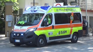 [NEW] Ambulanza SUEM 118 Jesolo - Italian ambulance responding code 3