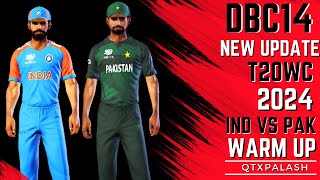 DBC 14 New Update T20 World Cup 2024 Live-Warm Up-India Vs Pakistan-QtxPalash