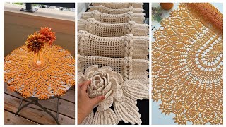 WOw So Excellents Designs Tables Runners #crochetpatterns