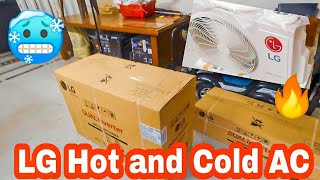 LG Hot and Cold 🥶 Dual inverter AC 🔥 Unboxing and quick review ❤️ LG LS-H24VNXD1