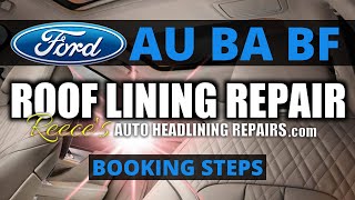 FORD AU BA BF CUSTOMERS Let Us Know The Specs/Style Of Your Current Headliner