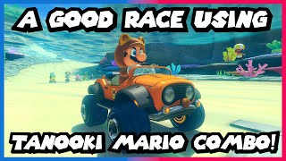 A Good Race Using Tanooki Mario Combo - - Mario Kart 8 Deluxe WORLDWIDE HIGHLIGHT #mariokart8deluxe