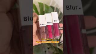 Viral Lip Glosses under 500!  Blur! Swatches on dusky skin