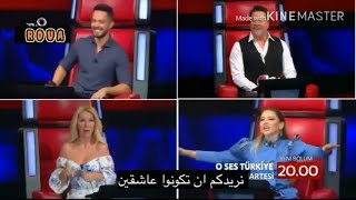 اعلان برنامج  (o ses turkiye) من الحلقة ثالثة مترجم