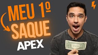 Meu PRIMEIRO SAQUE Na Mesa Proprietária APEX TRADER FUNDING