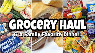 GROCERY HAUL & MEAL PLAN | Easy French Dip Sandwiches | HEB GROCERY HAUL | Real Life Meal Ideas!