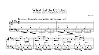 Bentux (Piano: Roman Starkman) - What Little Comfort