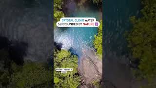 Blue Water Natural Swimmng Pool 😍 near Dandeli anshi #shorts #trending  #video