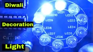 Diwali Decoration light | दीवाली लाइटिंग | Chaser light | JLCPCB | Electric guru