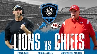 Detroit Lions Gameday Preview