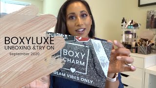 BoxyLuxe: September 2020 Unboxing and Try-On (BoxyCharm)