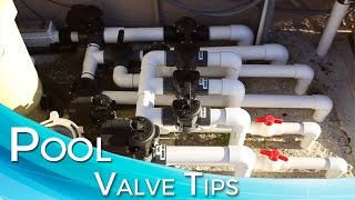 Swimming Pool Valve System Tip - Master Touch Pool Service