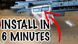 How To Install An Ejection Port Cover On An AR15 | Build Series