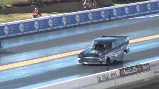 Fuchs Winternationals 7-6-14 Willowbank Raceway Supercharged Outlaws '57 Chev Funny Car