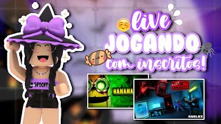 ᗢ﹒◍🦇﹒LIVE JOGANDO COM VOCÊS! 🎃💜