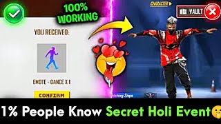 HOLI EVENT FREE EMOTE & SECRET EVENT🤫 -para SAMSUNG,A3,A5,A6,A7,J2,J5,J7,S5,S6,S7,S9,A10,A20,A30,A50