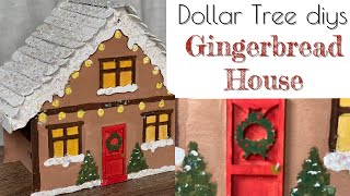 MUST TRY Dollar Tree Gingerbread House