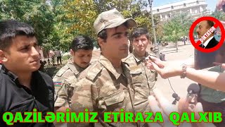 Sosial müdafiə Nazirliyi qarşısında qazilər etiraz edir - Mütləq PAYLAŞIN