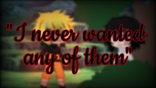 I never wanted any of them! {OG idea} ~ANGST~ {Ex-Shinobi AU| Naruto