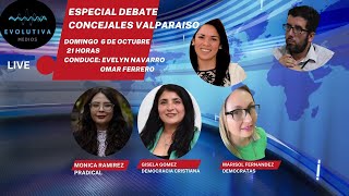 Debate de candidatos y candidatas a concejales por la comuna de valparaiso