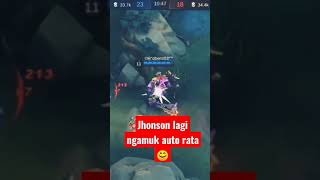 Jhonson ngamuk gaes #mobilelegends #mlbb #jhonsonmobilelegends #shortvideo #video #viral