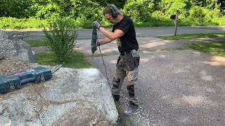 Stone breaking using Dexpan type 3