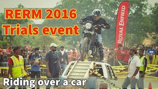 I rode over a car at Royal Enfield Rider Mania 2016 - Trials Event | Obstacle riding competition Goa