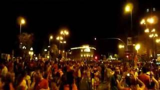 Celebrations in Madrid Spain Cibeles Plaza España 스페인 Spanien 西班牙 Iran