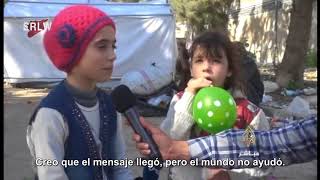 “Estábamos escribiendo noticias en Twitter pero el mundo no escuchó! - niñas Alaa y Noor