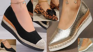 2025 LATEST COMFORTABLE AND STYLISH SHOES DESIGNS FOR WOMEN LATEST SLIP ON SHOES NEW COLLECTION