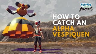 How to Catch an Alpha Vespiquen in Pokemon Legends Arceus