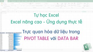 Tự học Excel | Trực quan hóa dữ liệu trong Pivot Table với Data Bar