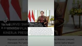 Hasil Survei SMRC Warga Puas Kinerja Jokowi, Stafsus Mensesneg: Jadi Motivasi Semakin Baik