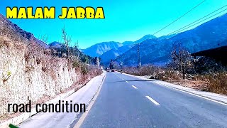 local transport to malam jabba from swat mingora | road conditions of malam jabba | malam jabba bus