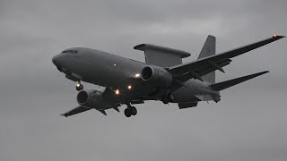 Boeing E-7A Wedgetail AEW.1 At Birmingham (BHX) 18th October 2024. #birminghamairport #raf