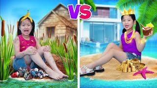 Rich vs Poor Camping Life Hacks | Funny Tricks For Rich vs Poor Parents in Camping By T-FUN