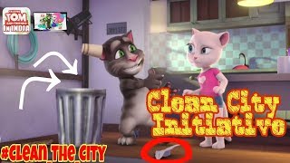 Clean City Initiative in TALKING TOM AND ANGELA VERSION - badlega scene tabhi tou hoga india clean