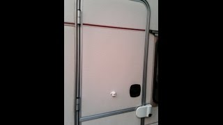 How to repair a caravan door lock mechanism